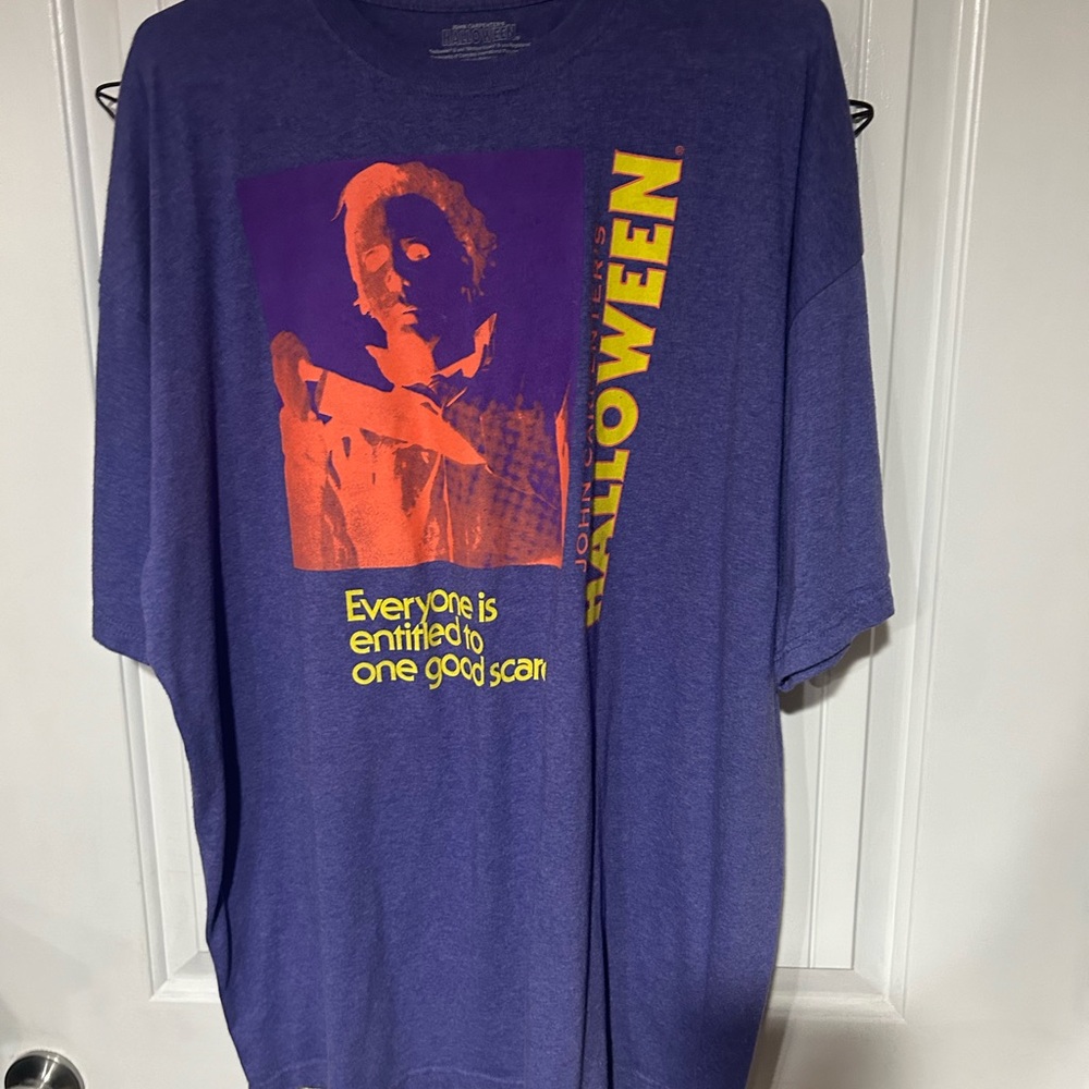 Men's Halloween Graphic Tee in Purple